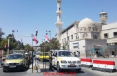 Mortar attack in Damascus