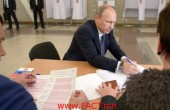 Орос улсын ерөнхийлөгч Путин Москва хотын даргыг сонгох сонгуульд саналаа өглөө