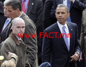 Barack Obama, Mark Connolly, Joseph Clancy, Reggie Love