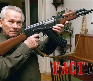 standard kalashnikov nowdays with a gun