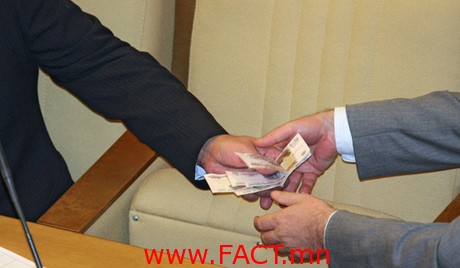 2013 онд ОУ дэлхийд авилгалын хэмжээгээр болзошгүй 175-аас 127-р байр эзлэв