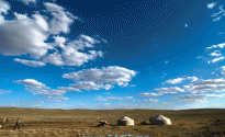 mongolia-blue-sky