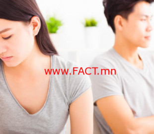 young Couple not talking after  fight  in living room